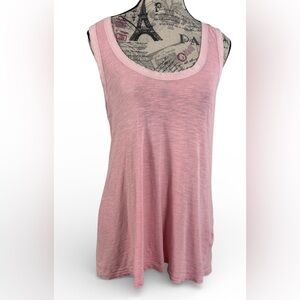 Banana Republic Light Pink Cotton Tank Top Size M